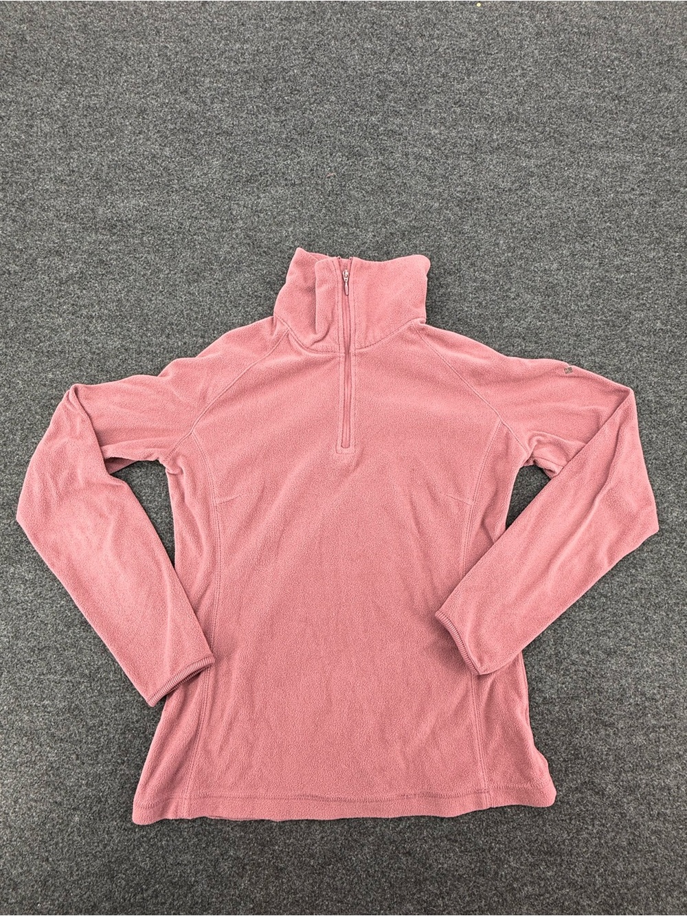 Columbia fitted Women's Dusty Pink Quarter-Zip Fleece Pullover